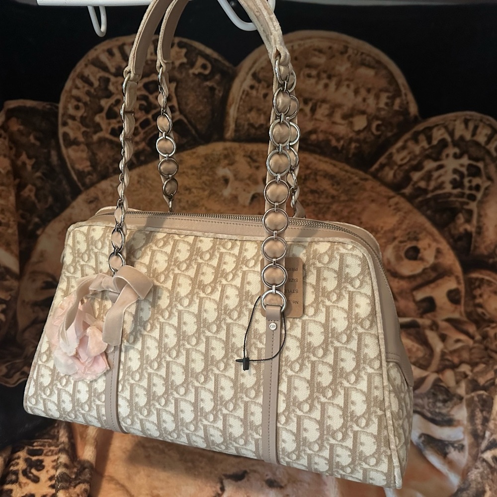 Dior trotter romantic flower bag